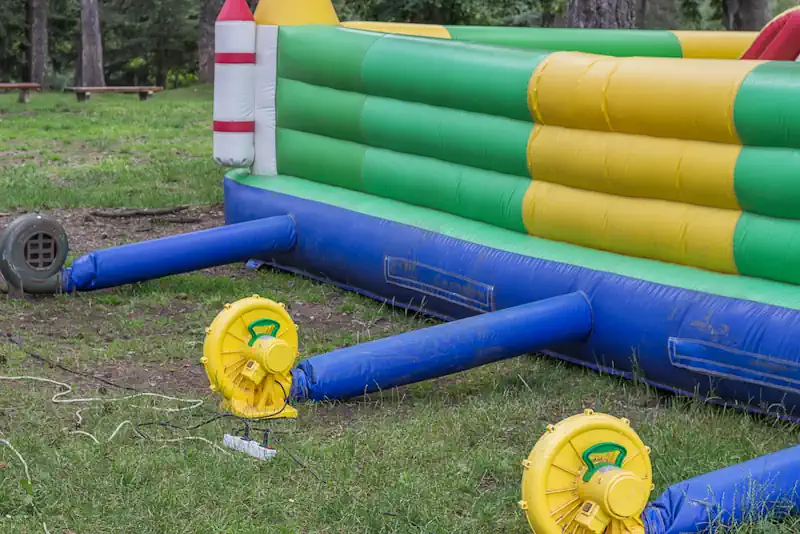 Blowers to Inflate the Bounce House